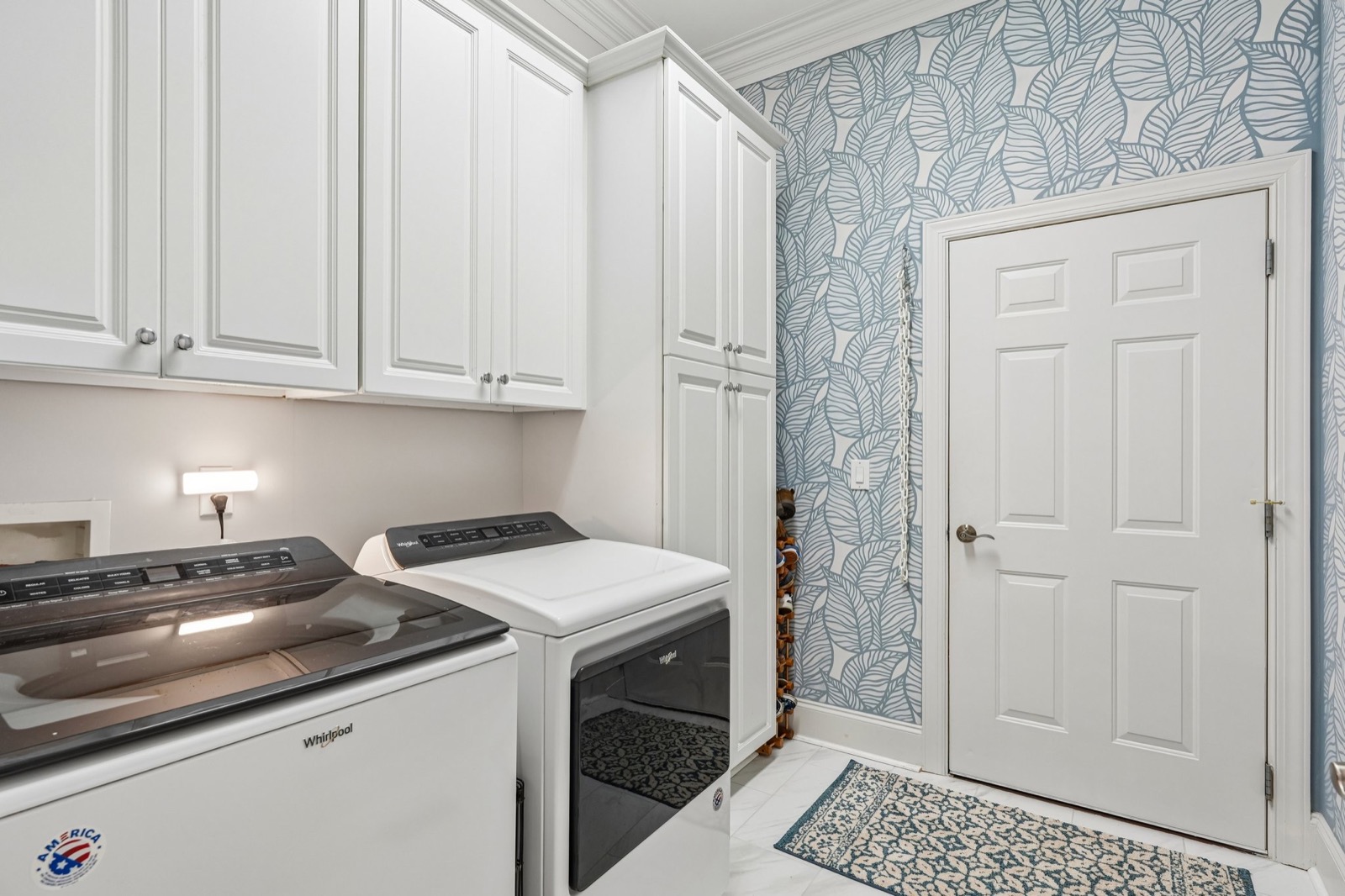 Main-level laundry room